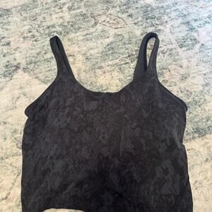 Lululemon black/grey align tank top